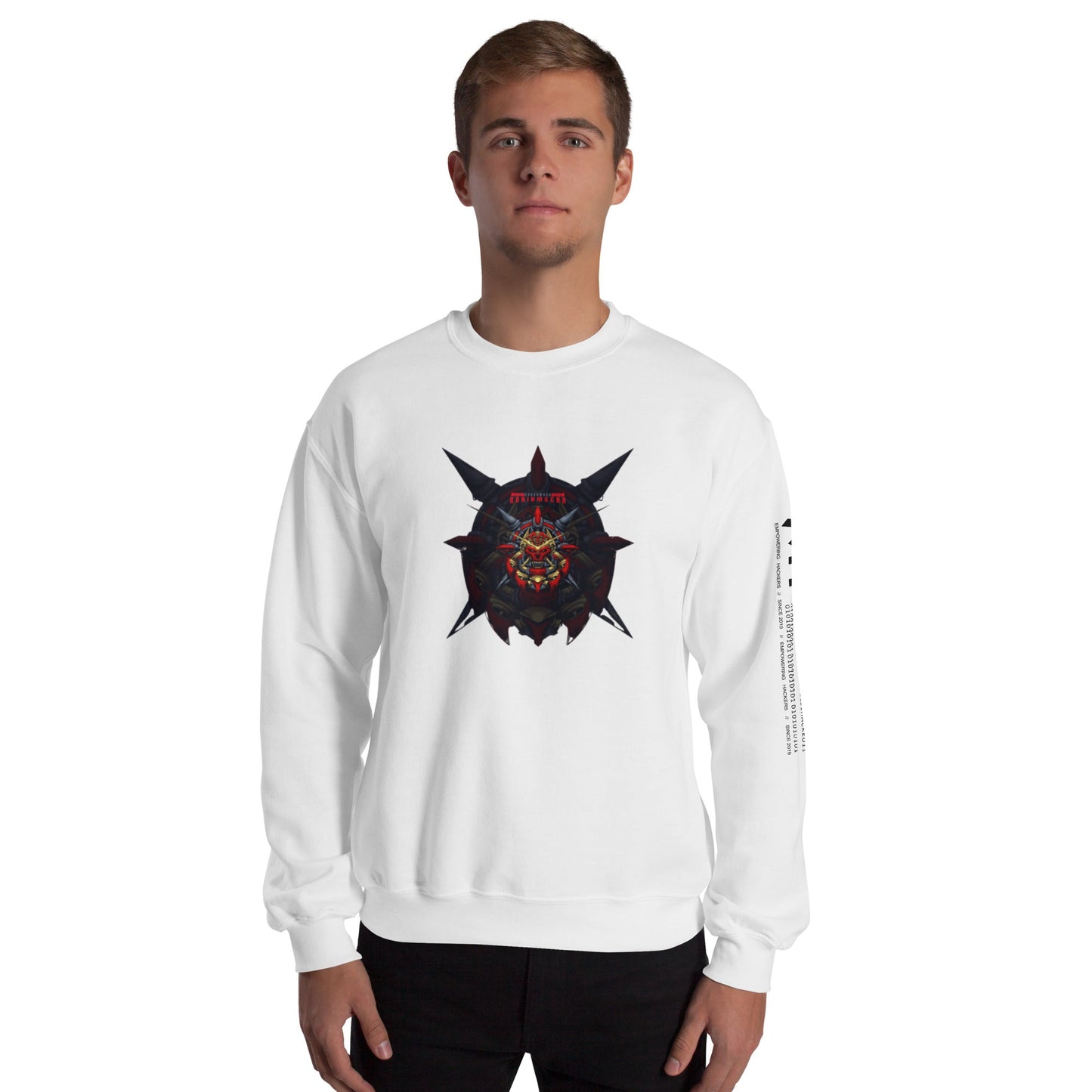 Cyberware Ronin Mecha - Unisex Sweatshirt by DarkByteGear