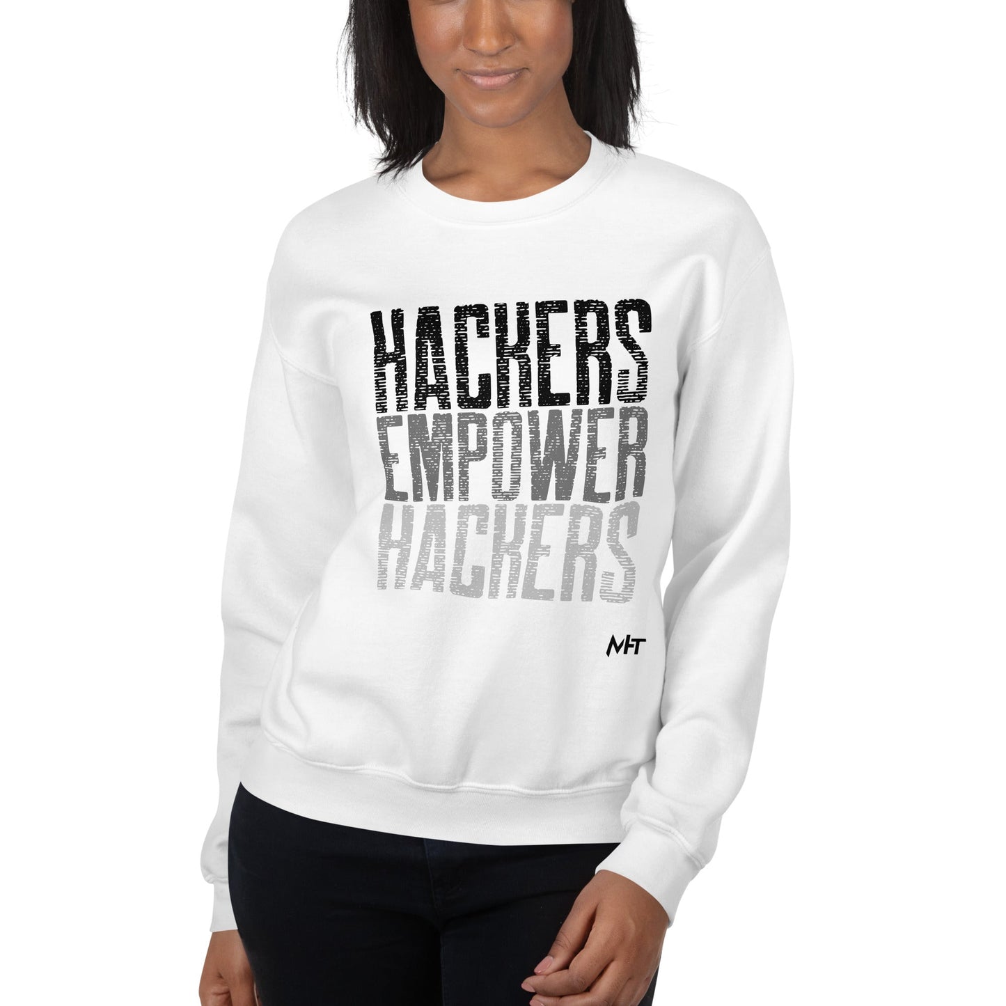 Hackers Empower Hackers V1 - Unisex Sweatshirt by DarkByteGear