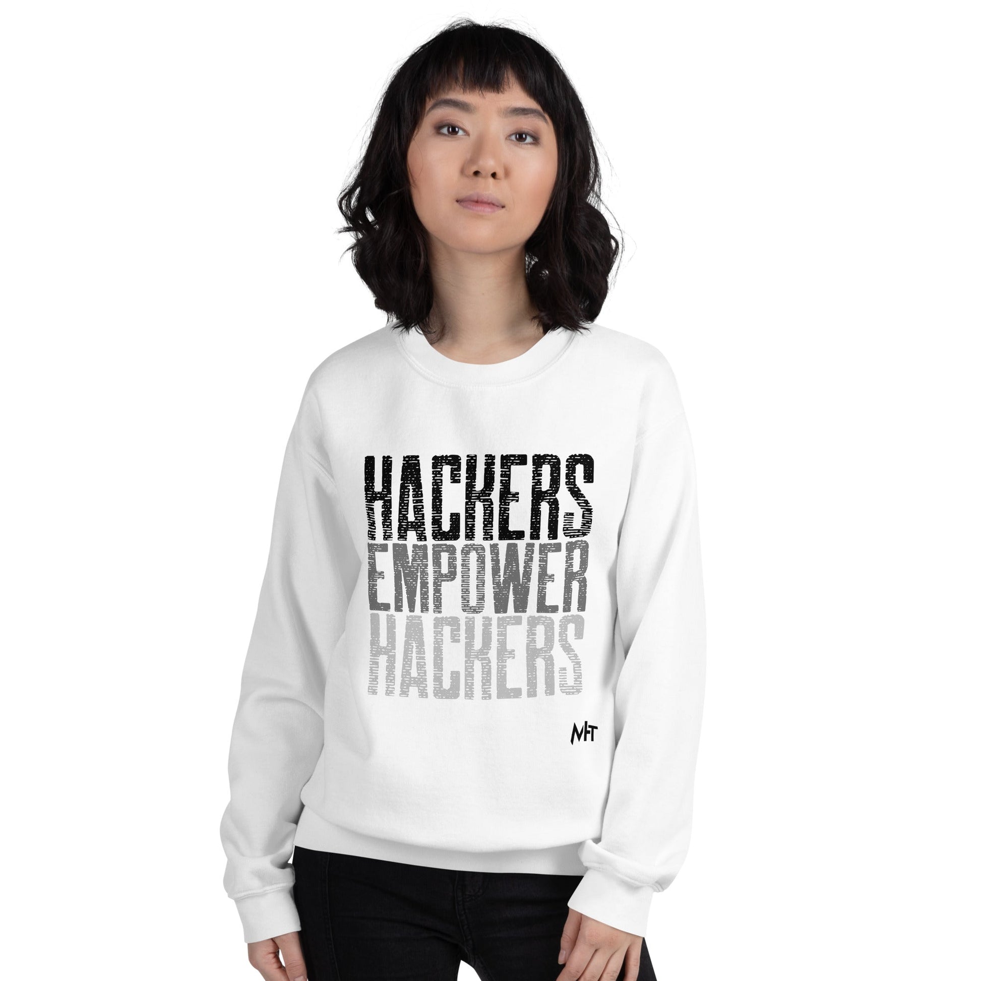 Hackers Empower Hackers V1 - Unisex Sweatshirt by DarkByteGear