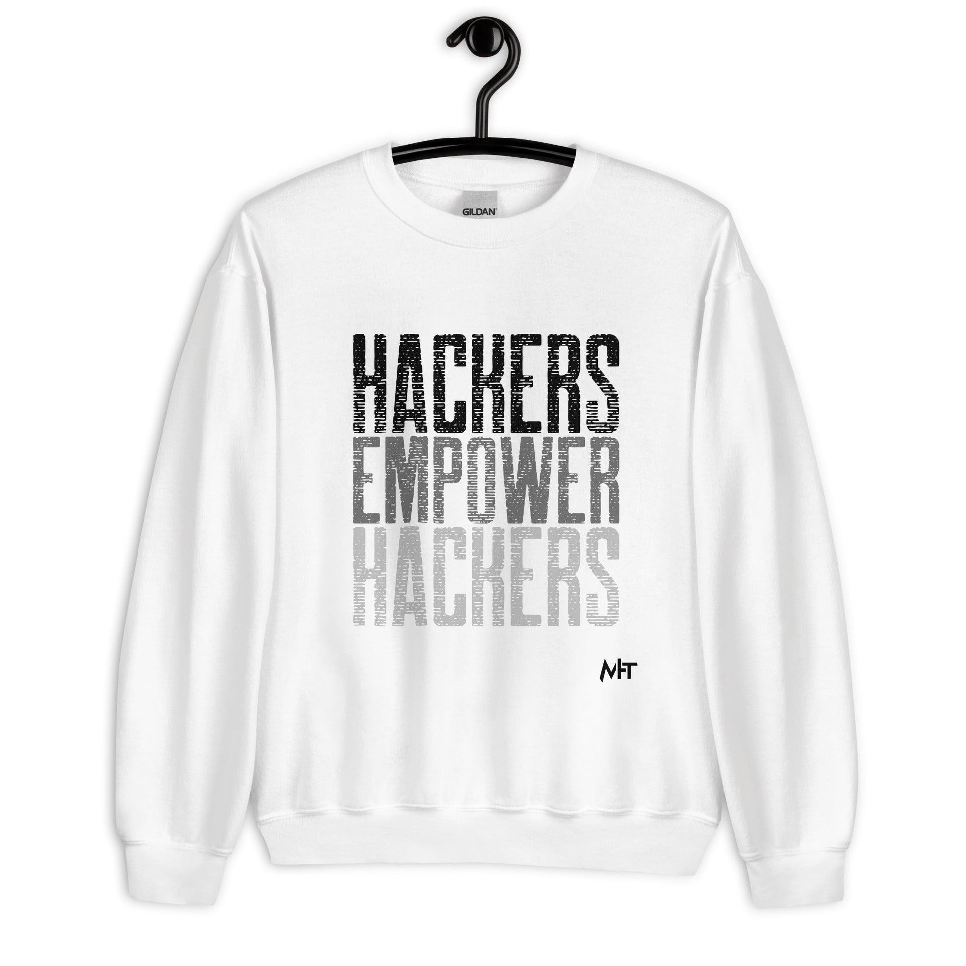 Hackers Empower Hackers V1 - Unisex Sweatshirt by DarkByteGear