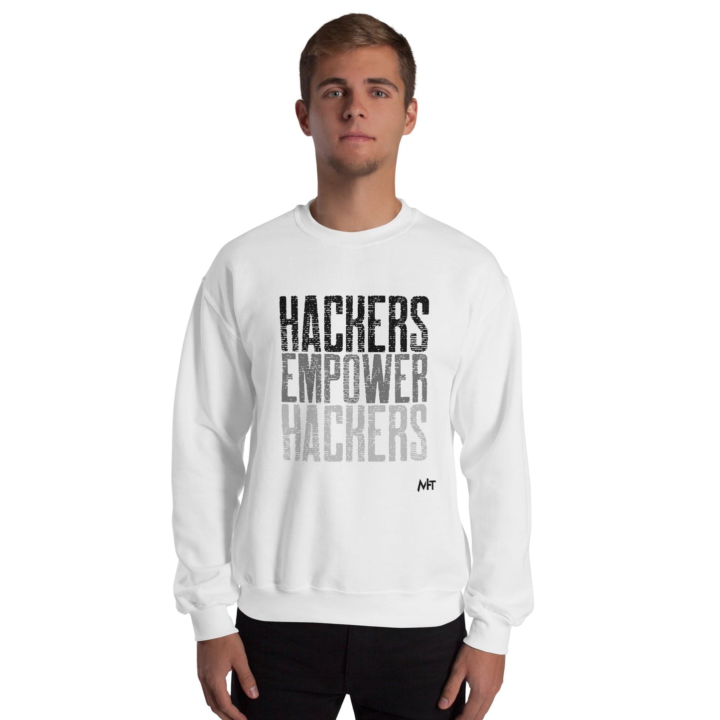 Hackers Empower Hackers V1 - Unisex Sweatshirt by DarkByteGear
