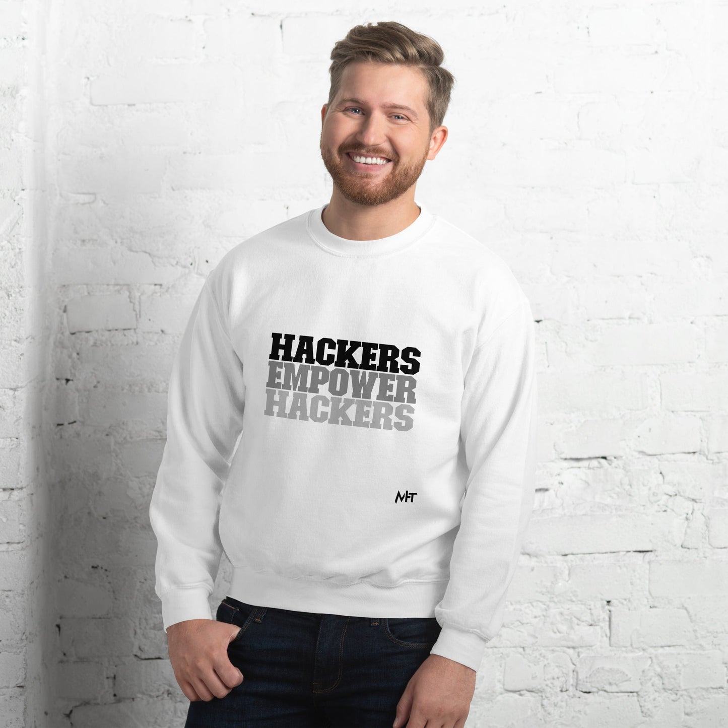 Hackers Empower Hackers V2 - Unisex Sweatshirt by DarkByteGear