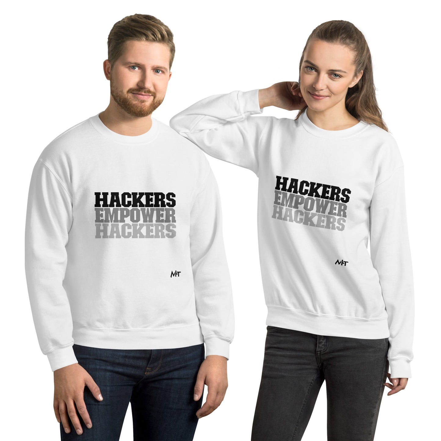 Hackers Empower Hackers V2 - Unisex Sweatshirt by DarkByteGear