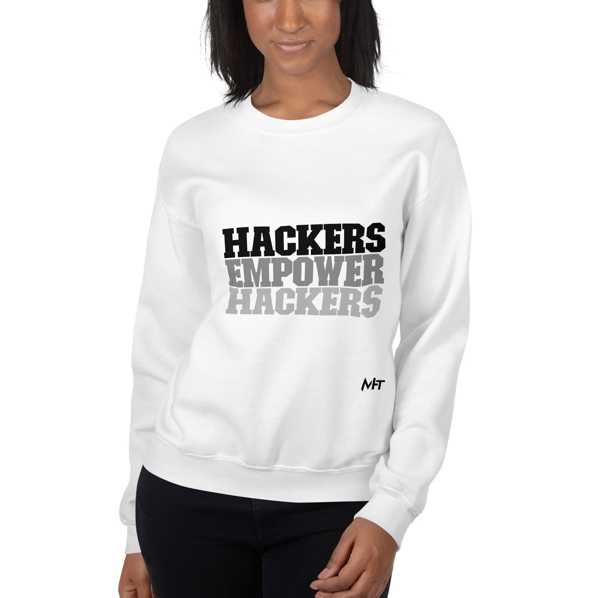 Hackers Empower Hackers V2 - Unisex Sweatshirt by DarkByteGear