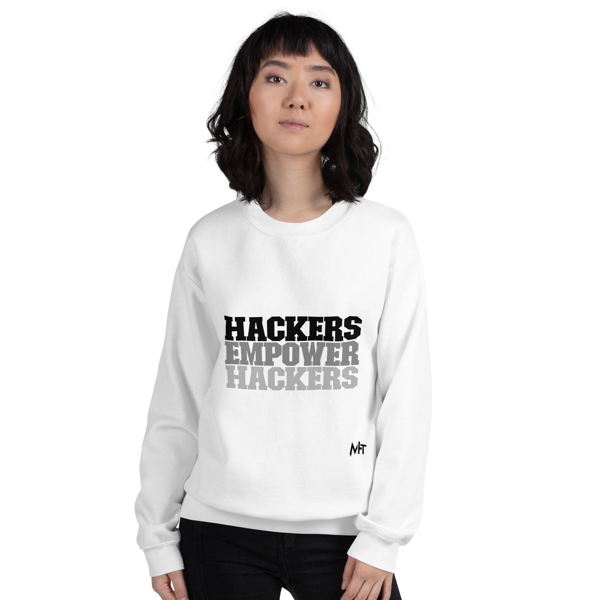 Hackers Empower Hackers V2 - Unisex Sweatshirt by DarkByteGear
