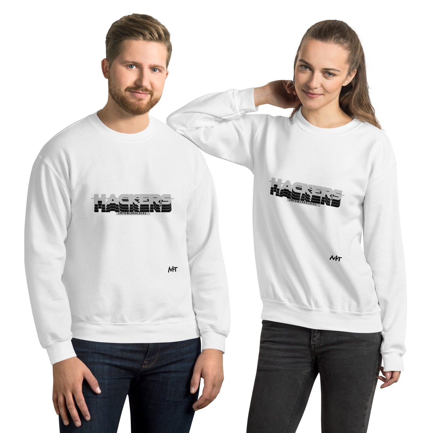 Hackers Empower Hackers V3 - Unisex Sweatshirt by DarkByteGear