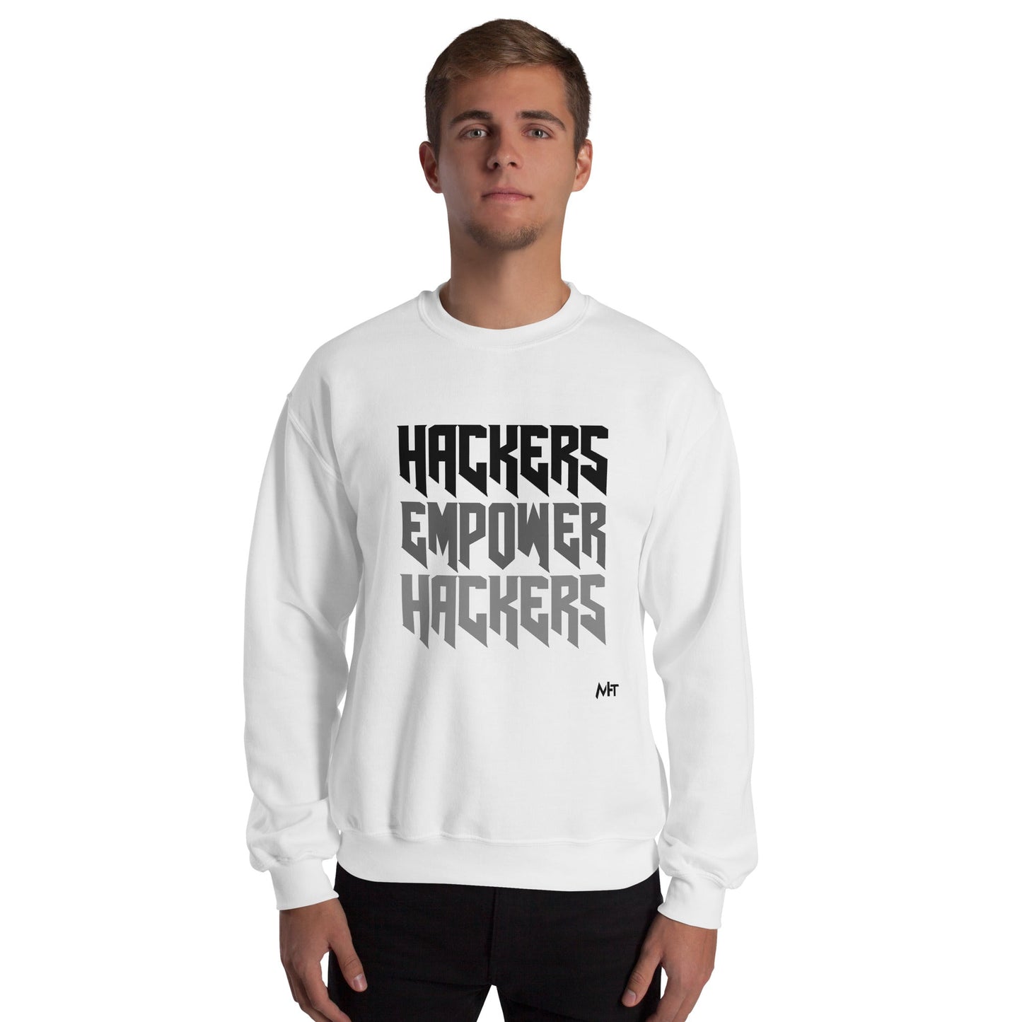 Hackers Empower Hackers V4 - Unisex Sweatshirt by DarkByteGear