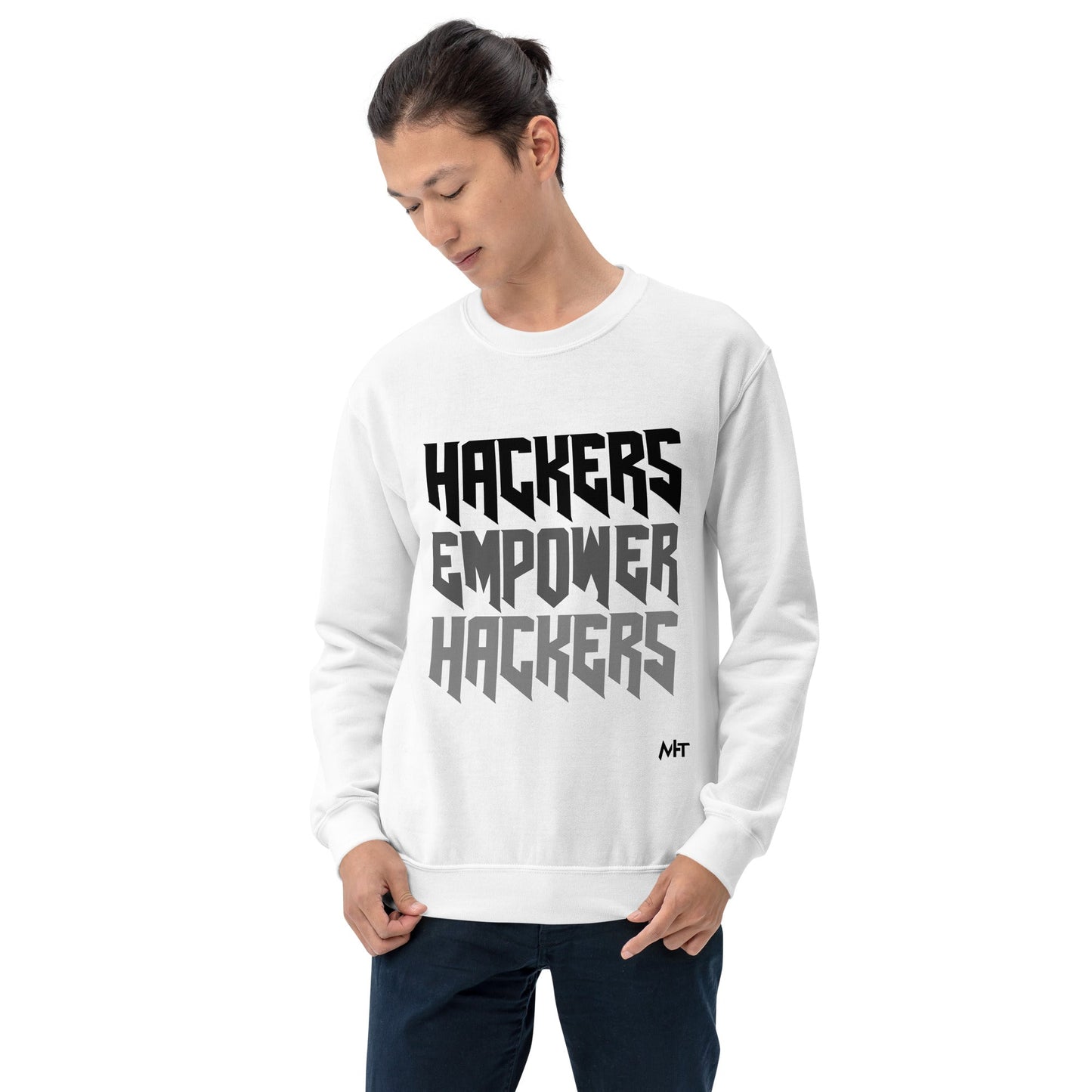 Hackers Empower Hackers V4 - Unisex Sweatshirt by DarkByteGear