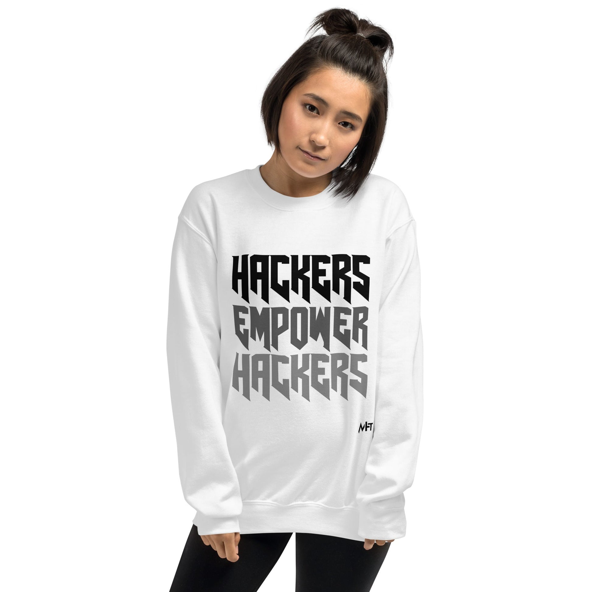 Hackers Empower Hackers V4 - Unisex Sweatshirt by DarkByteGear