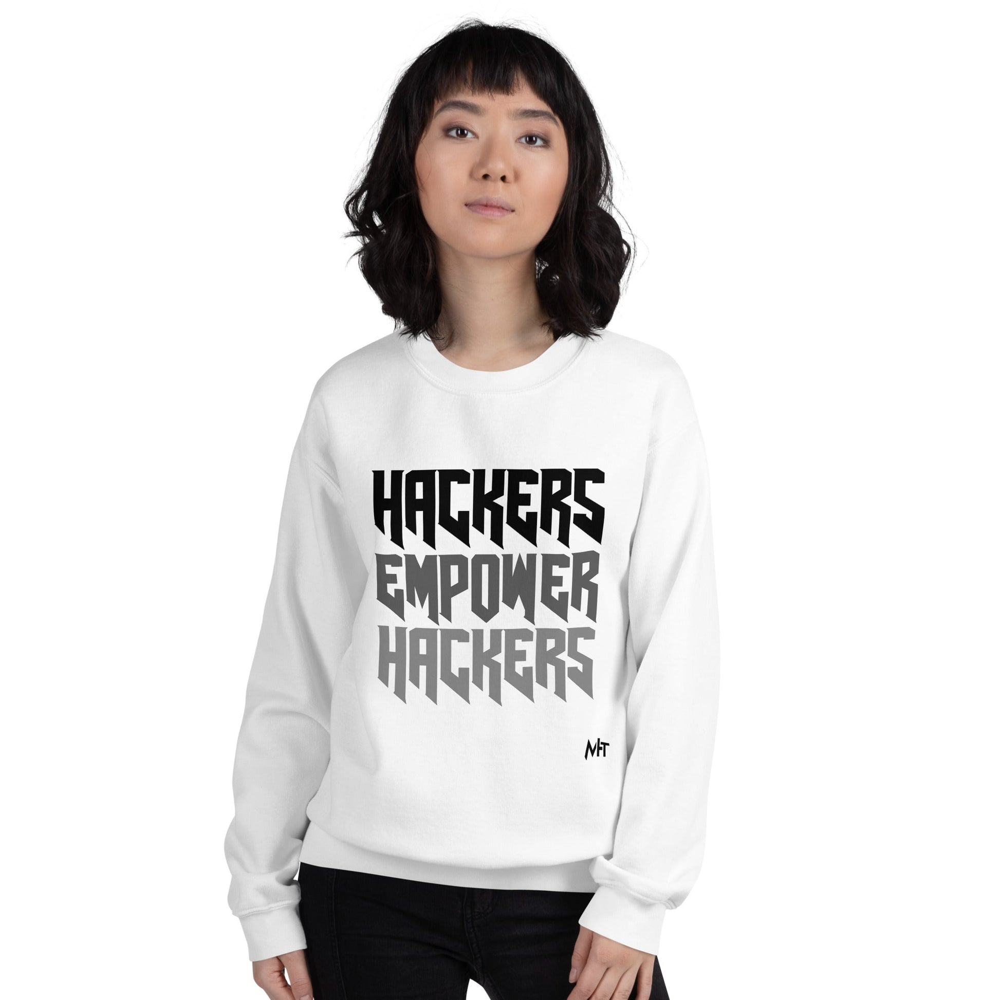 Hackers Empower Hackers V4 - Unisex Sweatshirt by DarkByteGear