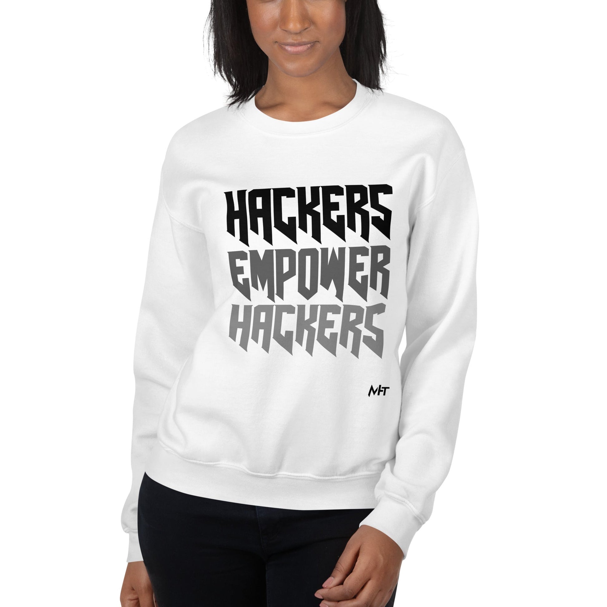 Hackers Empower Hackers V4 - Unisex Sweatshirt by DarkByteGear