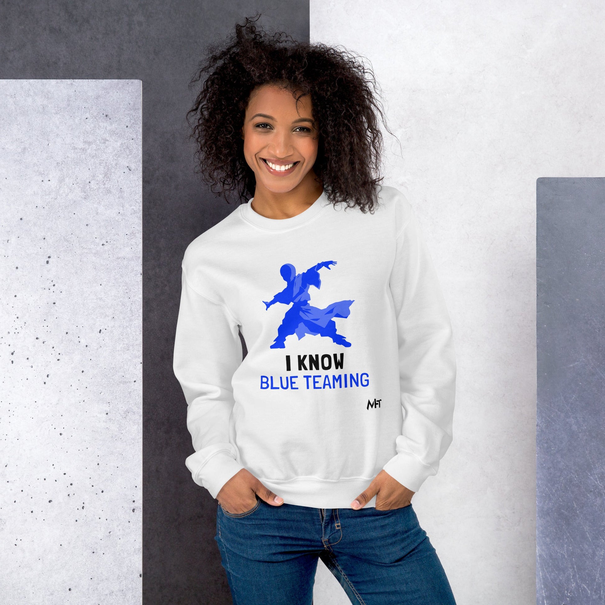 I Know Blue Teaming - Unisex Sweatshirt by DarkByteGear