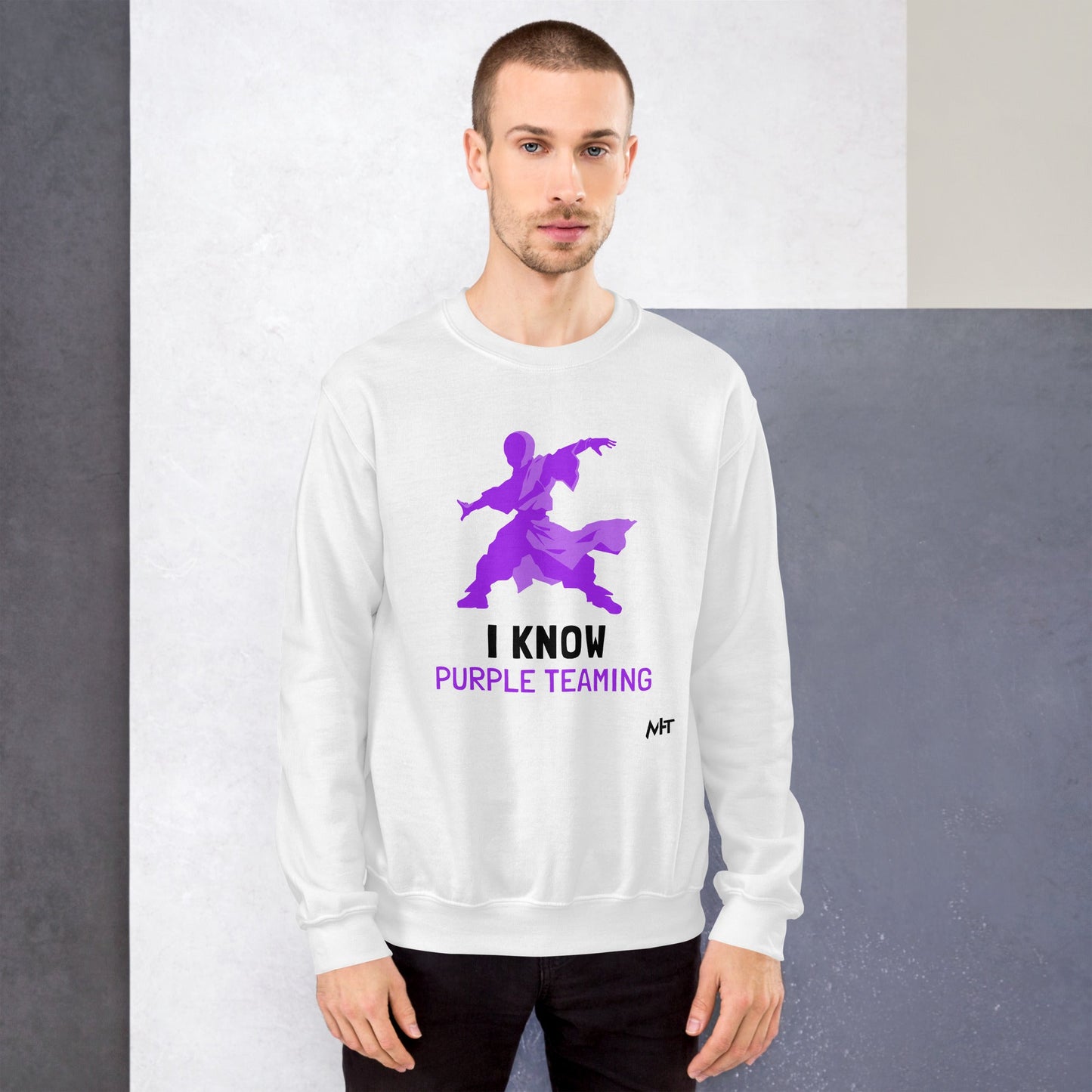 I Know Purple Teaming - Unisex Sweatshirt by DarkByteGear
