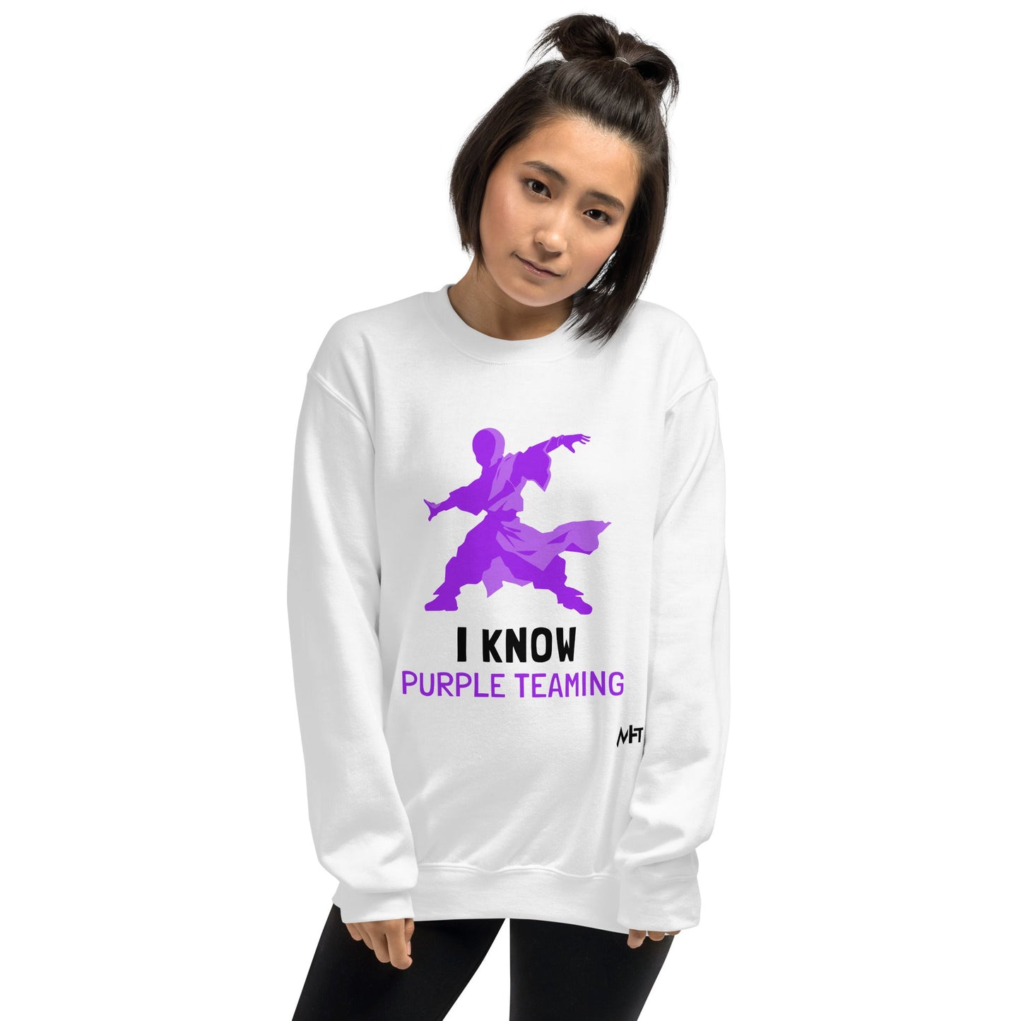 I Know Purple Teaming - Unisex Sweatshirt by DarkByteGear