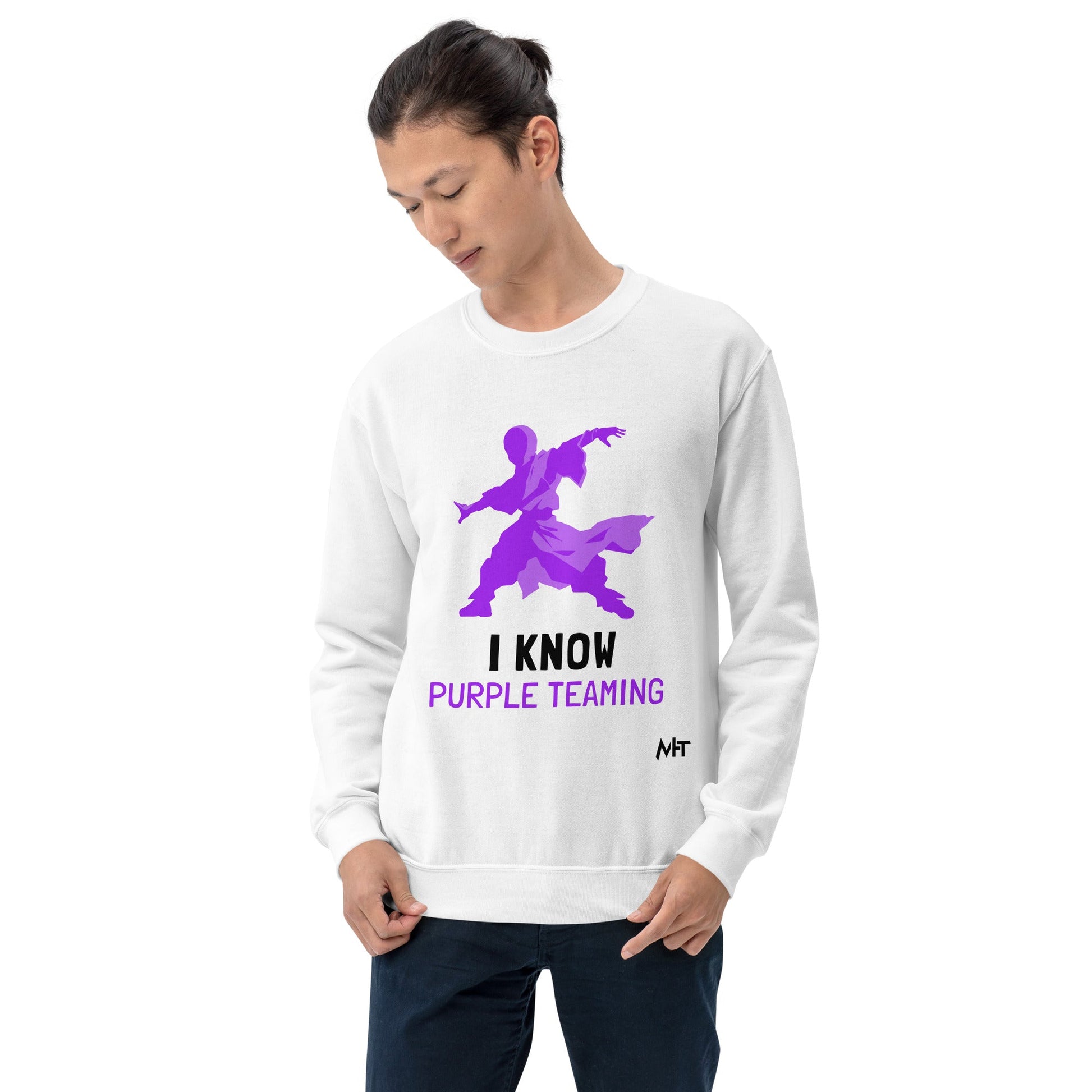 I Know Purple Teaming - Unisex Sweatshirt by DarkByteGear