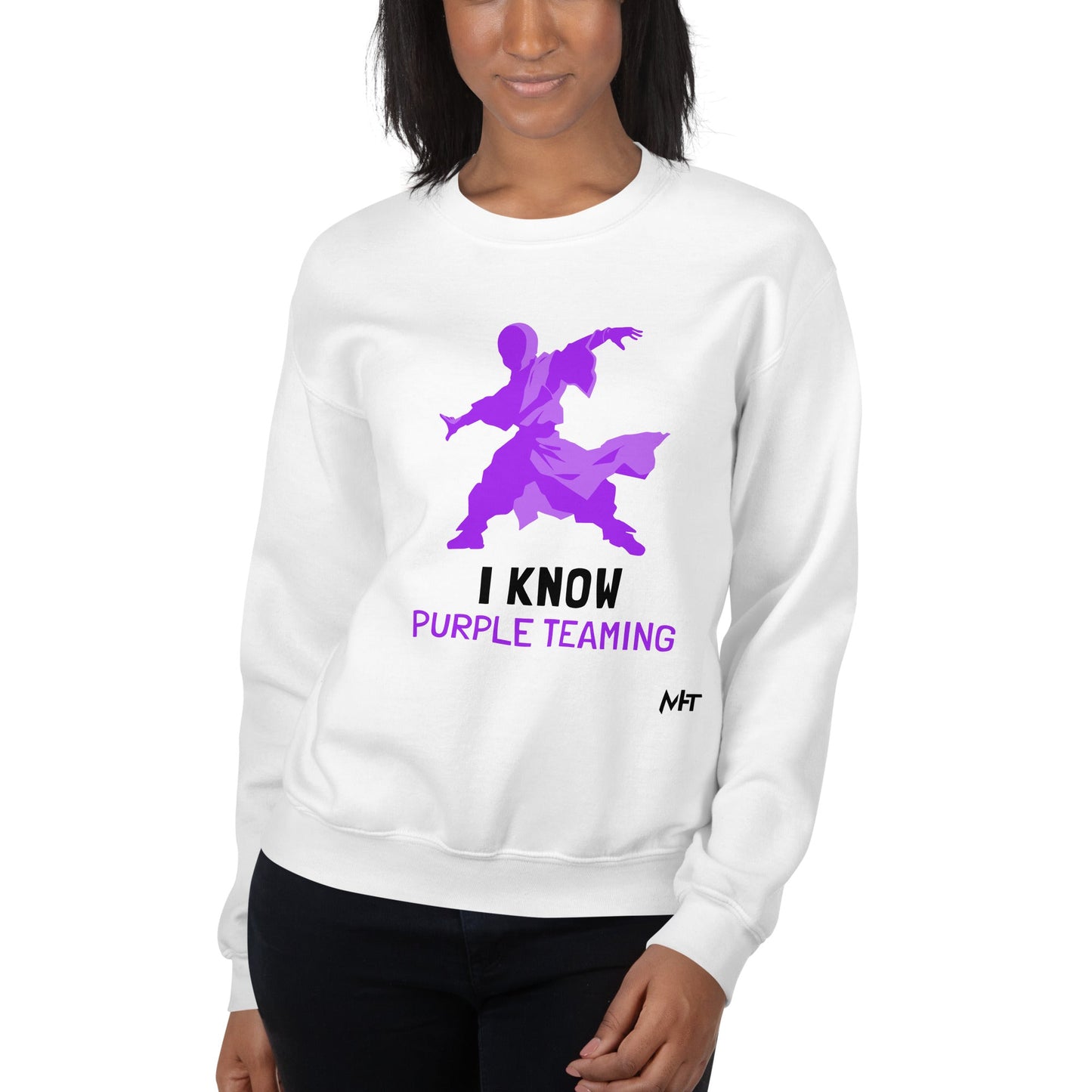 I Know Purple Teaming - Unisex Sweatshirt by DarkByteGear