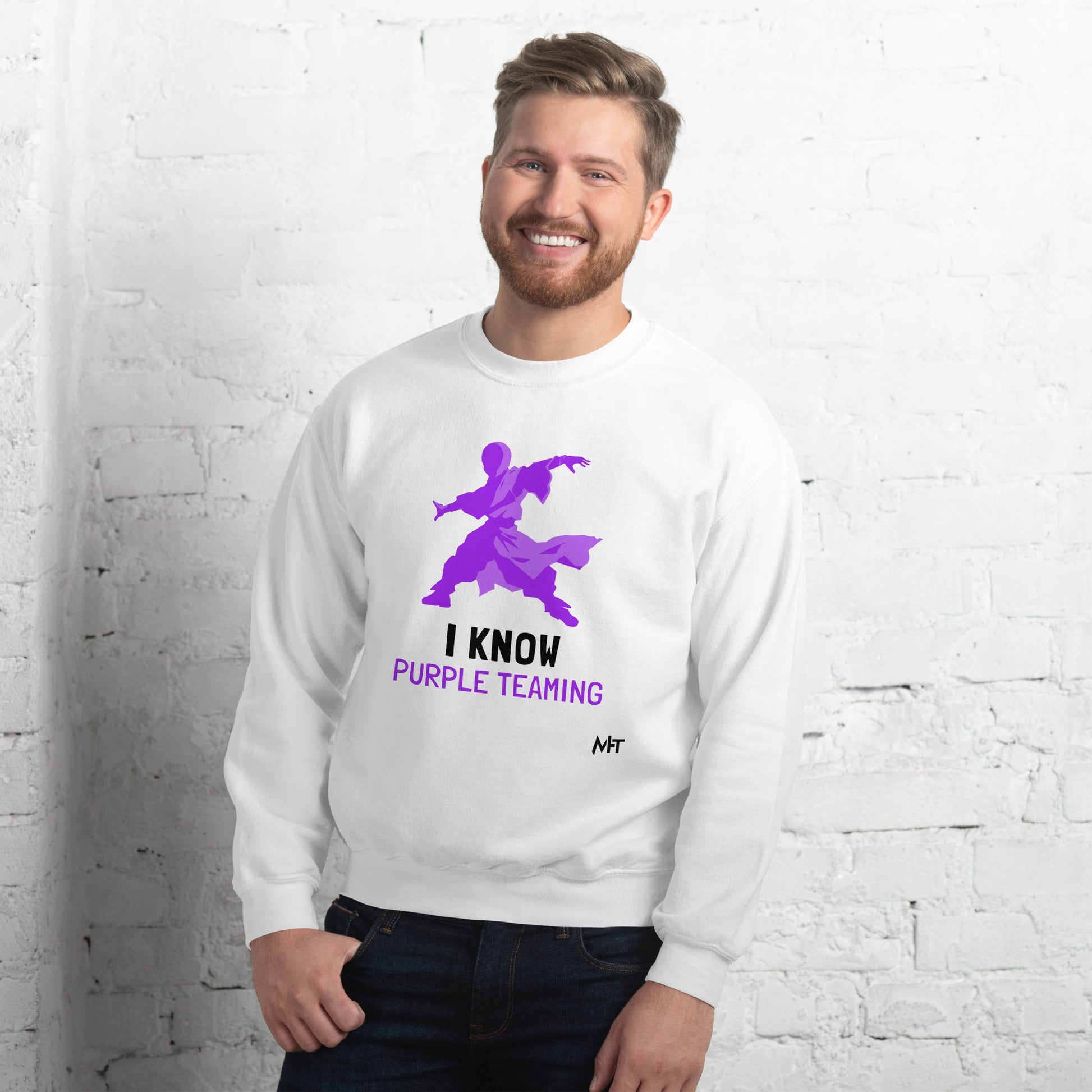I Know Purple Teaming - Unisex Sweatshirt by DarkByteGear