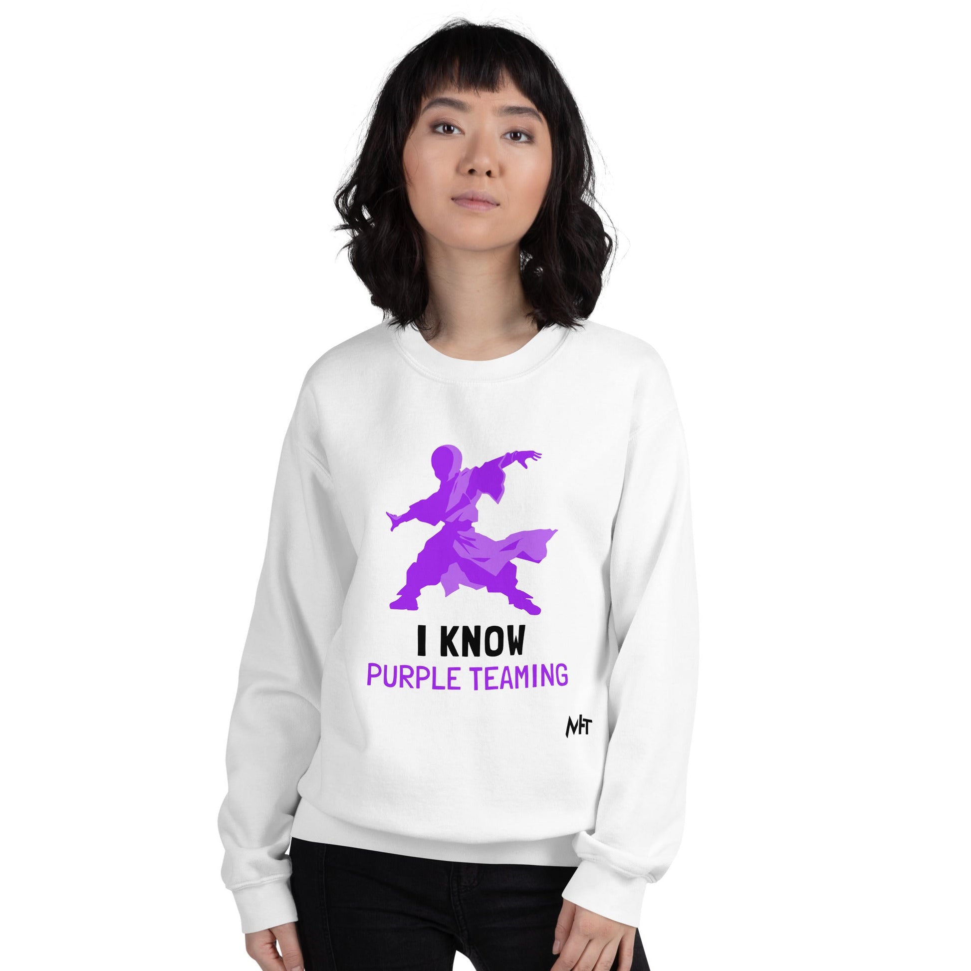 I Know Purple Teaming - Unisex Sweatshirt by DarkByteGear