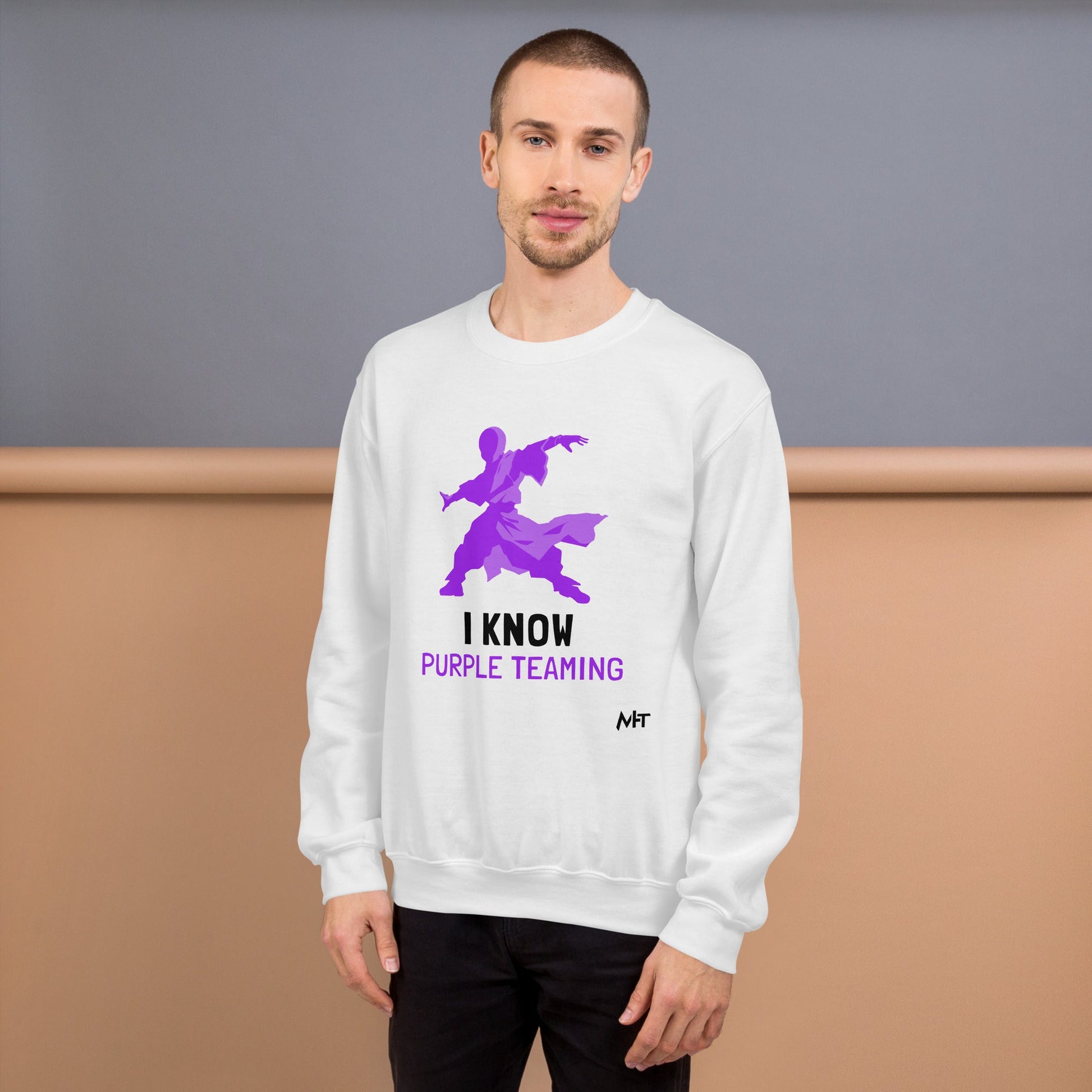 I Know Purple Teaming - Unisex Sweatshirt by DarkByteGear