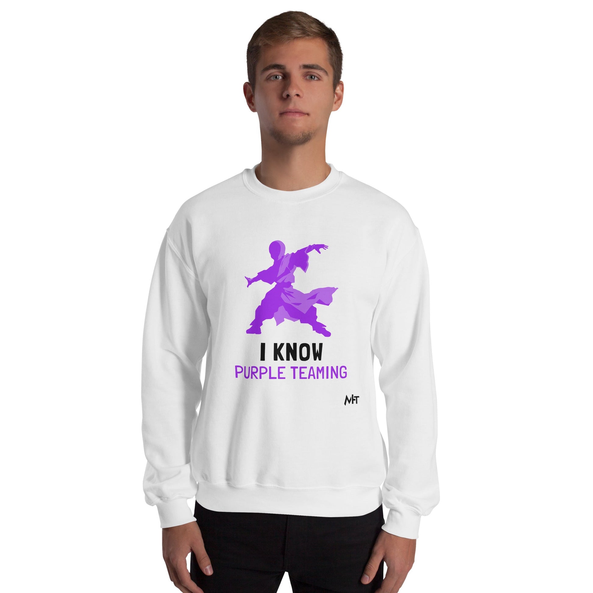I Know Purple Teaming - Unisex Sweatshirt by DarkByteGear