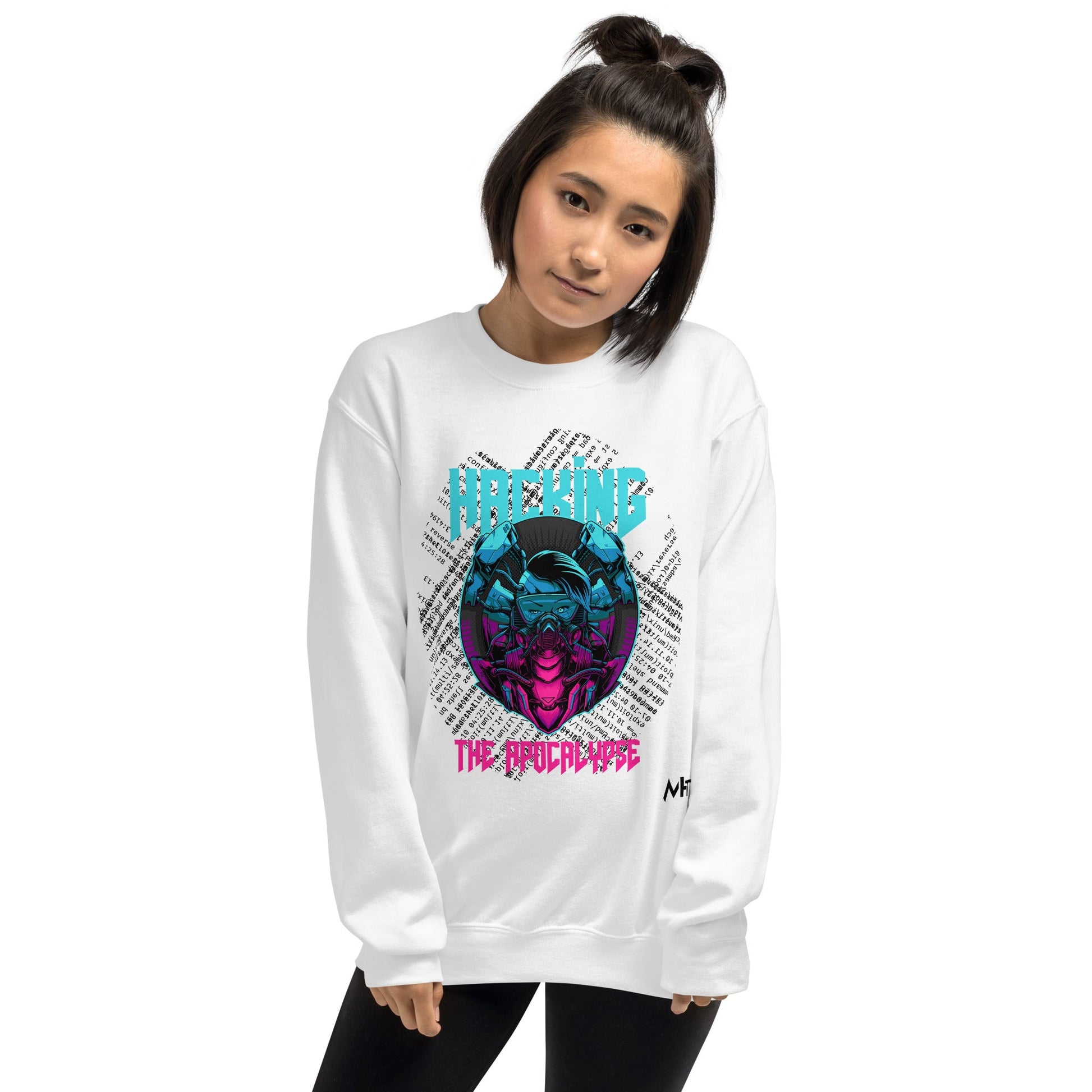 Hacking the apocalypse V2 - Unisex Sweatshirt by DarkByteGear
