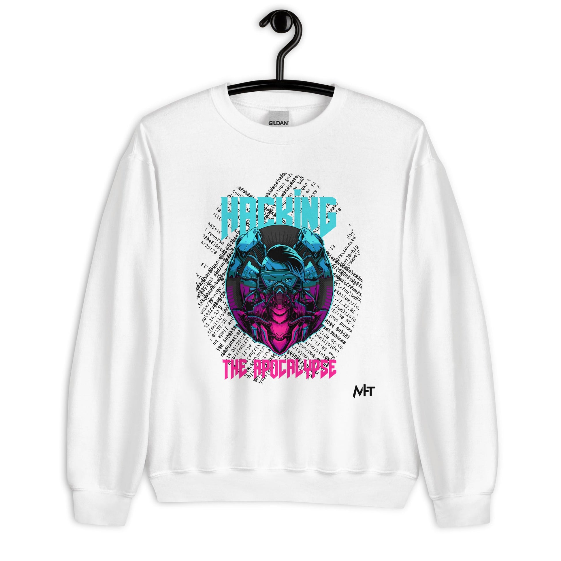 Hacking the apocalypse V2 - Unisex Sweatshirt by DarkByteGear