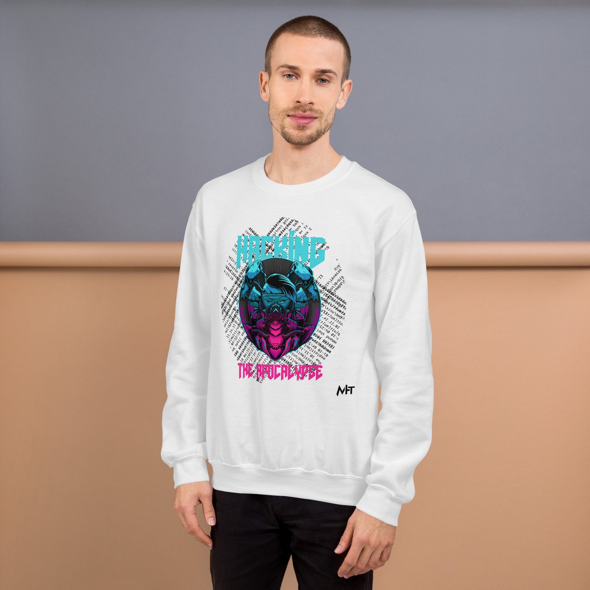 Hacking the apocalypse V2 - Unisex Sweatshirt by DarkByteGear