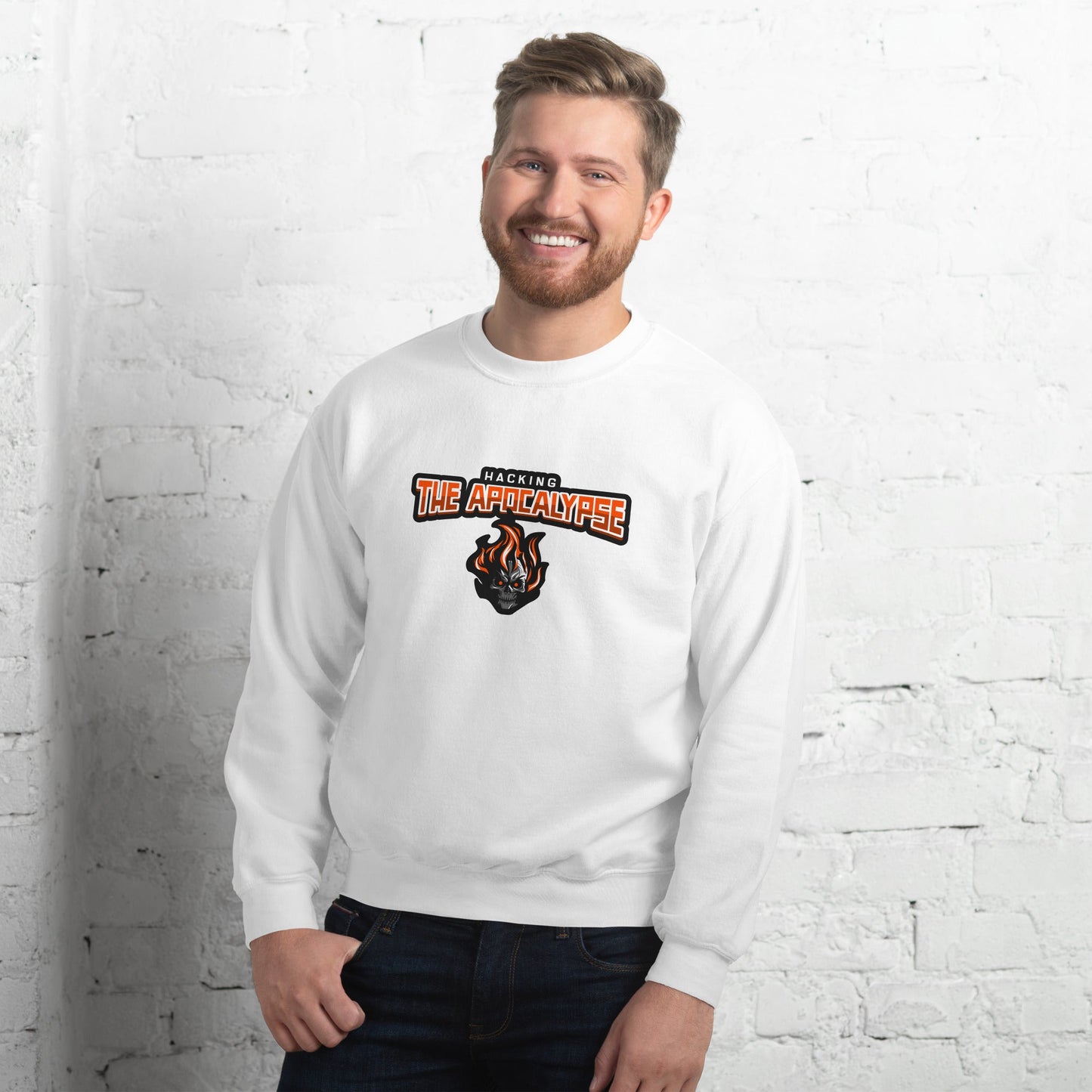 Hacking the Apocalypse V1 - Unisex Sweatshirt by DarkByteGear
