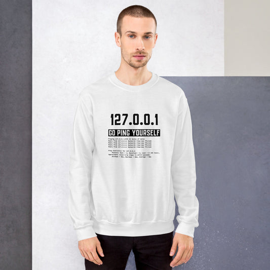 Go ping yourself - Unisex Sweatshirt by DarkByteGear