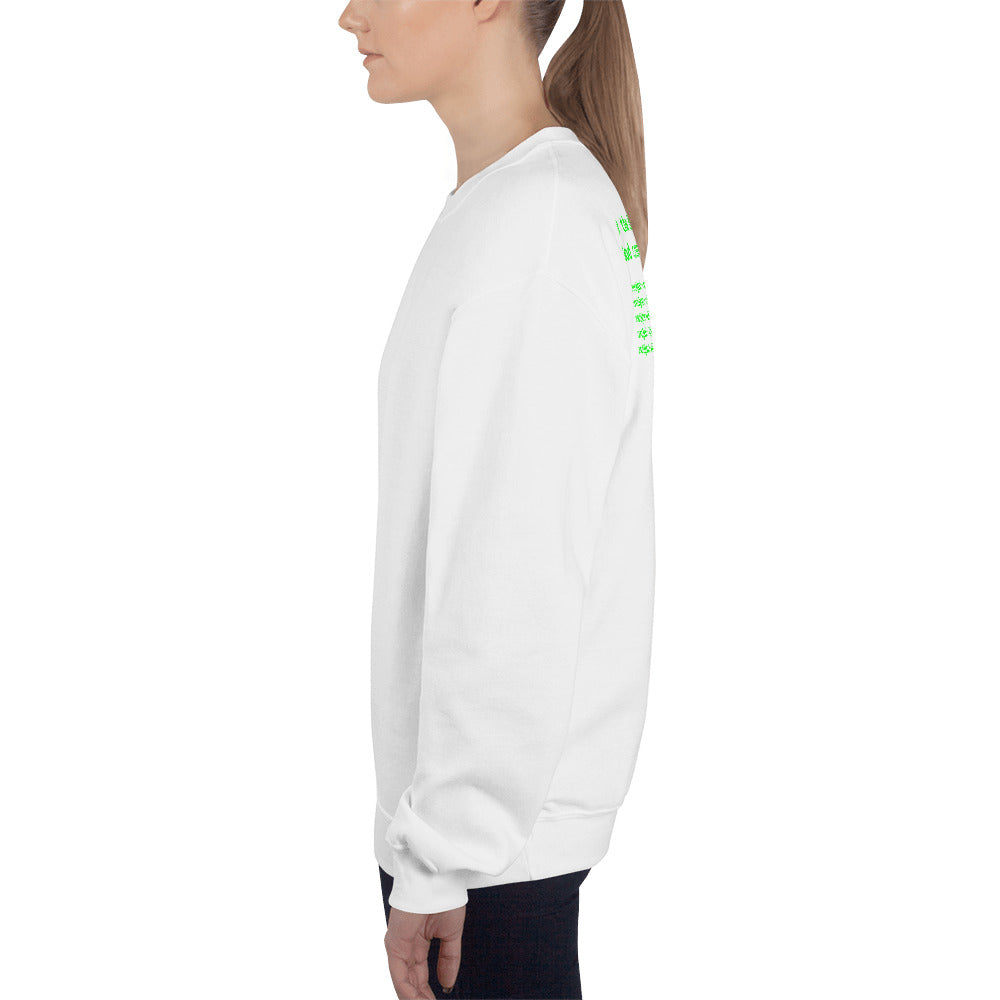On the 8th day God created hackers - Unisex Sweatshirt (all side print) by DarkByteGear