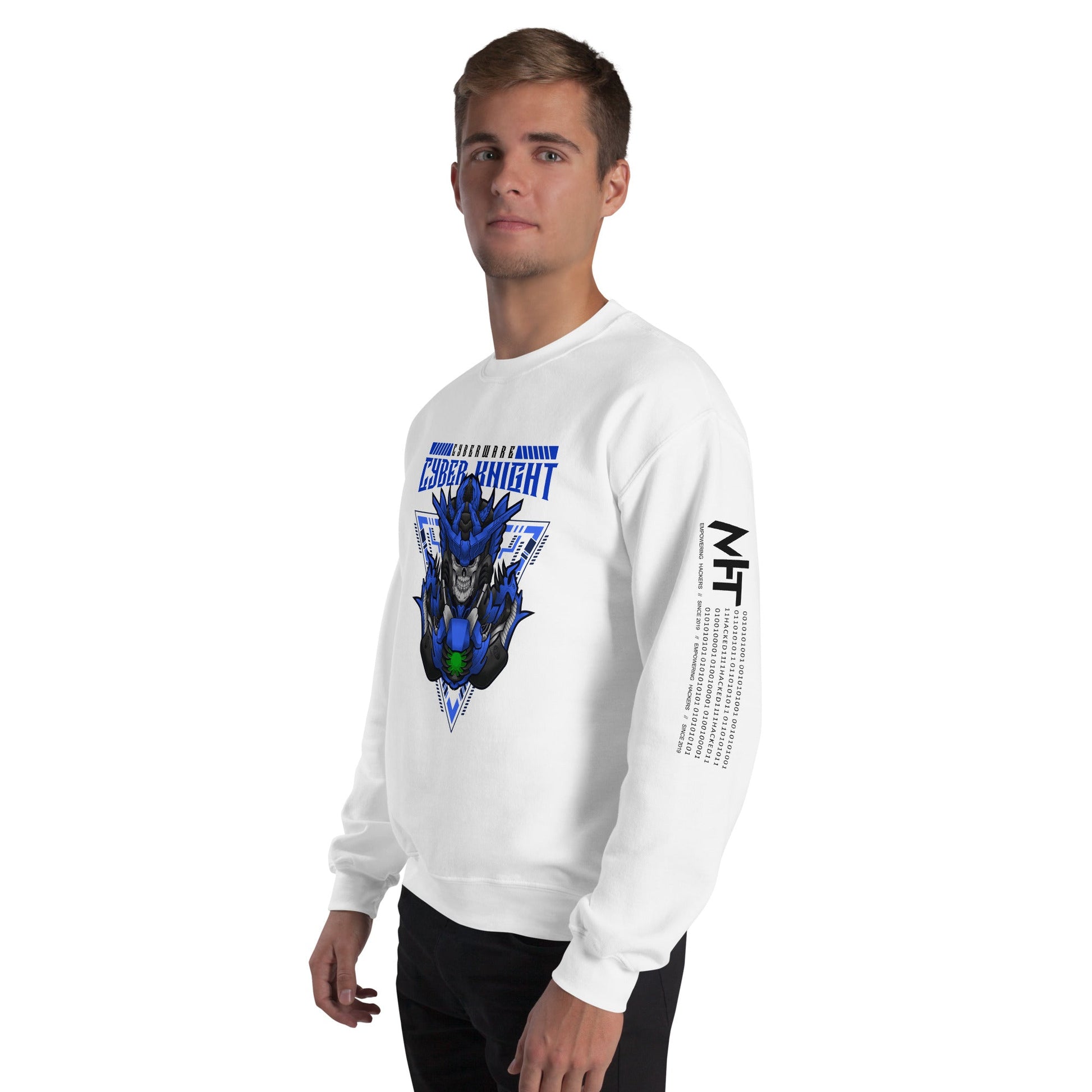 CyberWare Cyber knight - Unisex Sweatshirt by DarkByteGear