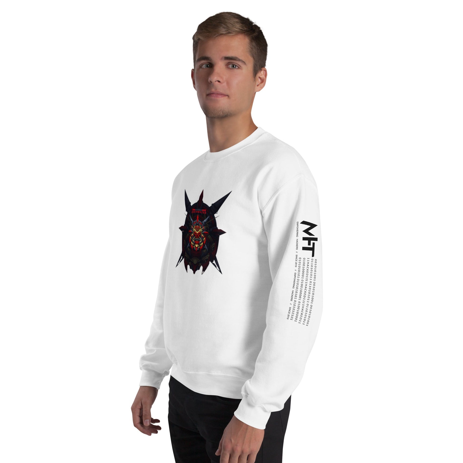 Cyberware Ronin Mecha - Unisex Sweatshirt by DarkByteGear