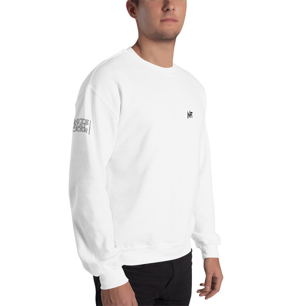 White Hat Hacker - Unisex Sweatshirt (all sides print) by DarkByteGear