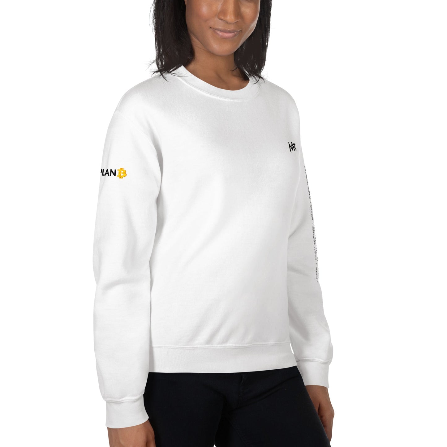 Plan B v1 - Unisex Sweatshirt (back print) by DarkByteGear