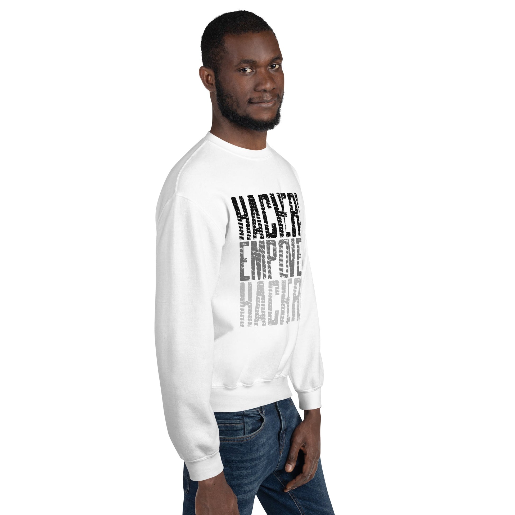 Hackers Empower Hackers V1 - Unisex Sweatshirt by DarkByteGear