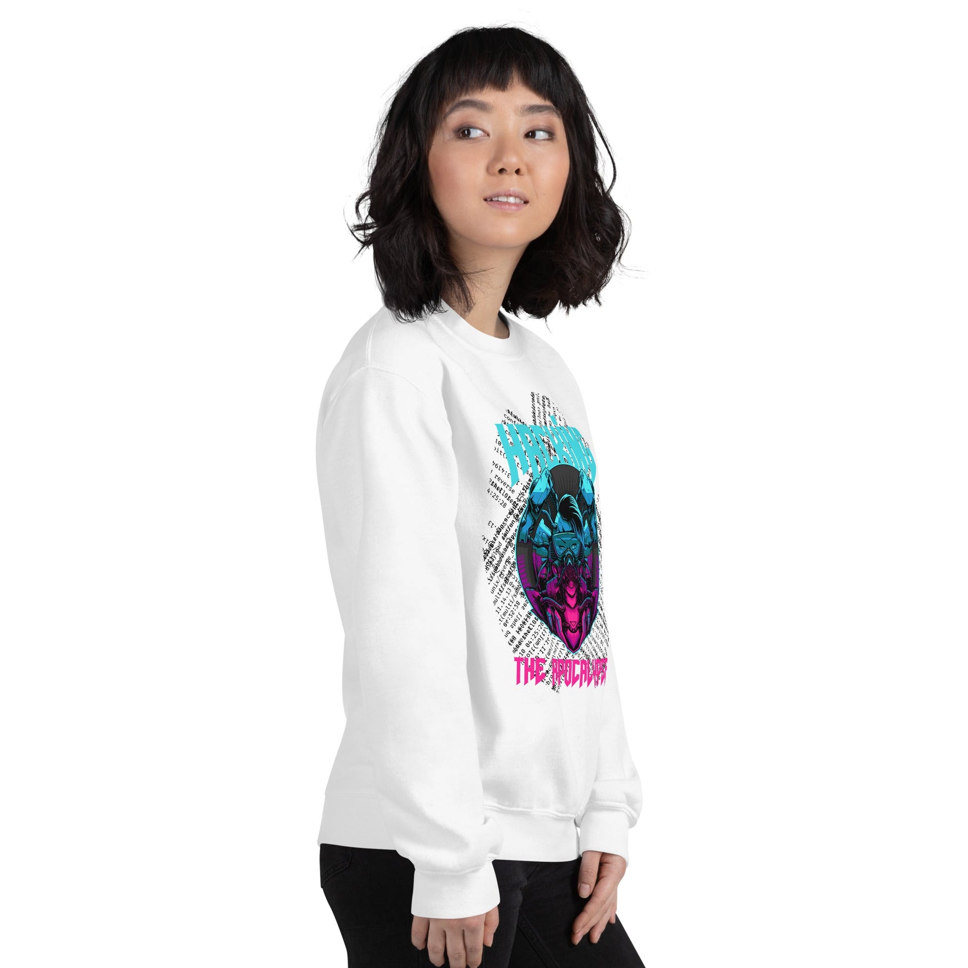 Hacking the apocalypse V2 - Unisex Sweatshirt by DarkByteGear