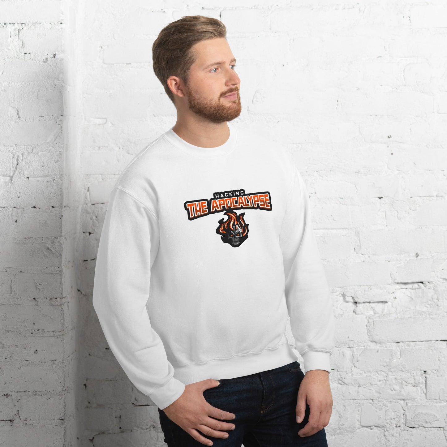 Hacking the Apocalypse V1 - Unisex Sweatshirt by DarkByteGear