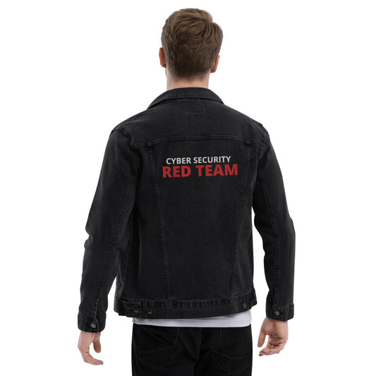 Cyber security Red Team - Unisex denim jacket (large embroidery) by DarkByteGear