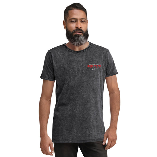 Cyber security Red Team - Denim T-Shirt by DarkByteGear