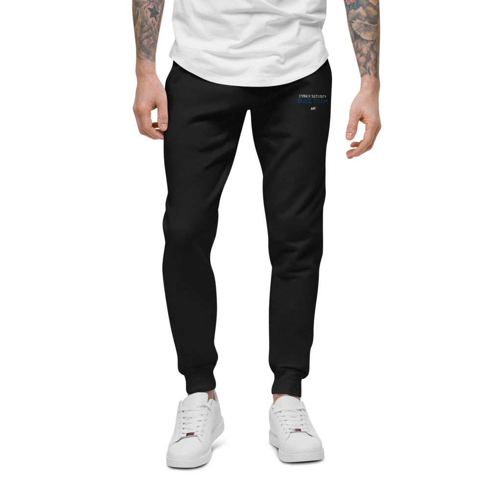Cybersecurity Blue Team v4 - Unisex fleece sweatpants by DarkByteGear