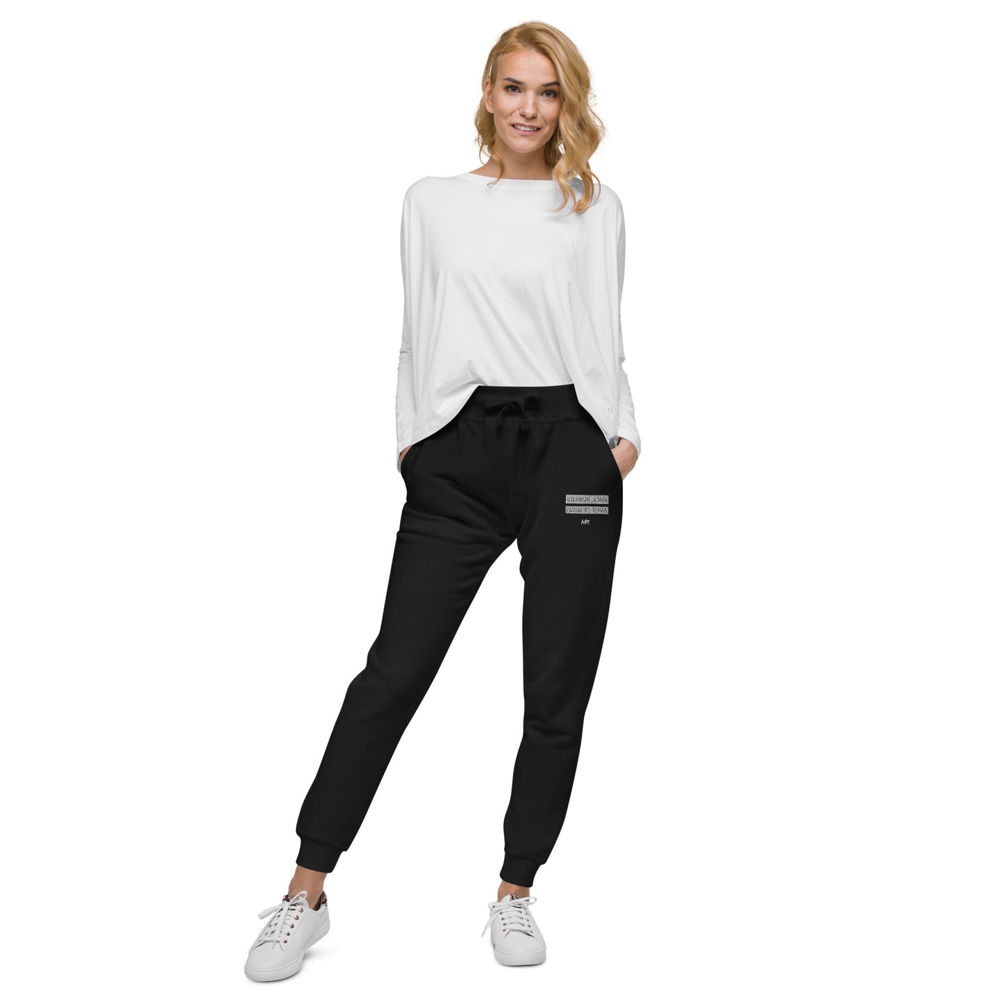 Username - Unisex fleece sweatpants by DarkByteGear