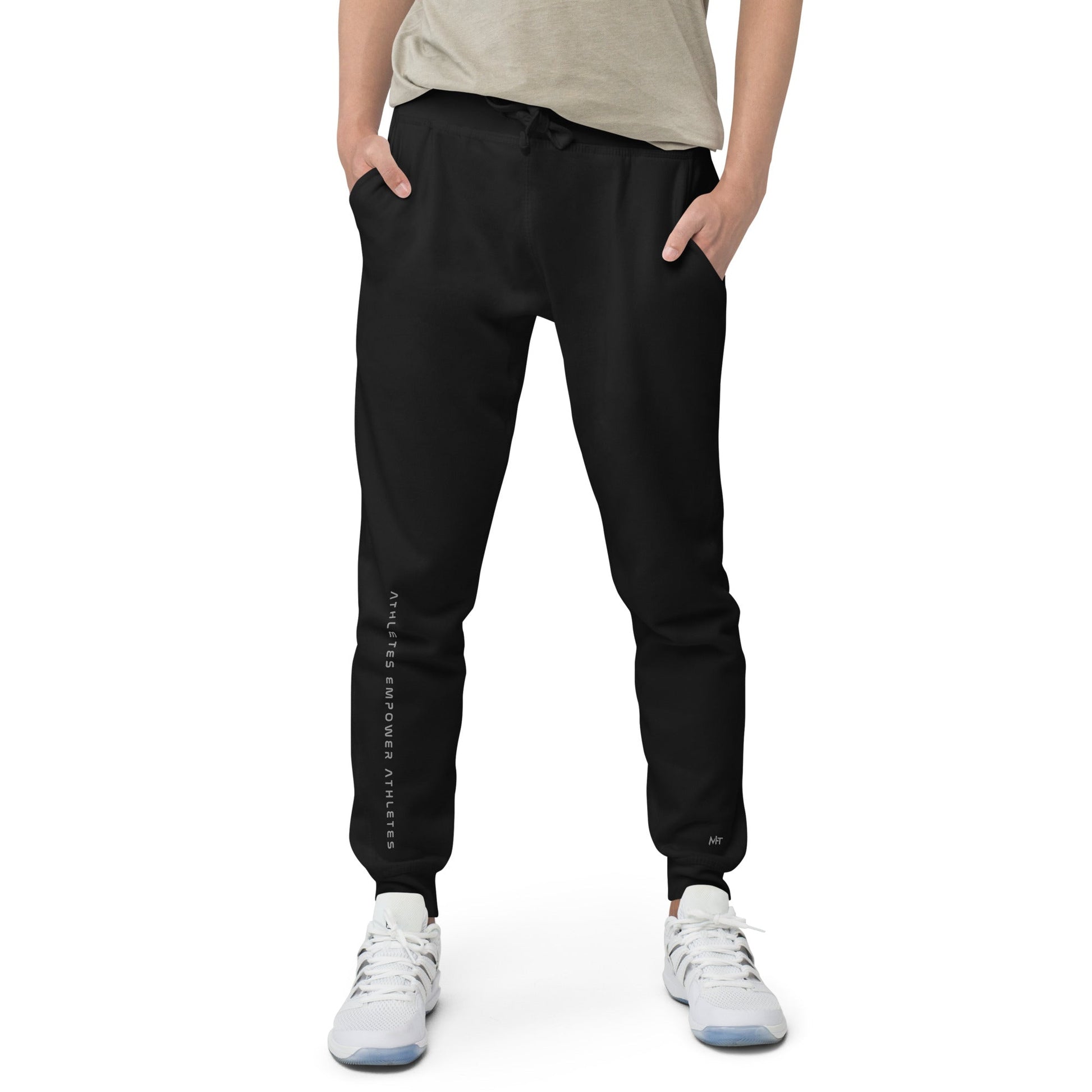 Athletes Empower Athletes - Unisex fleece sweatpants by DarkByteGear