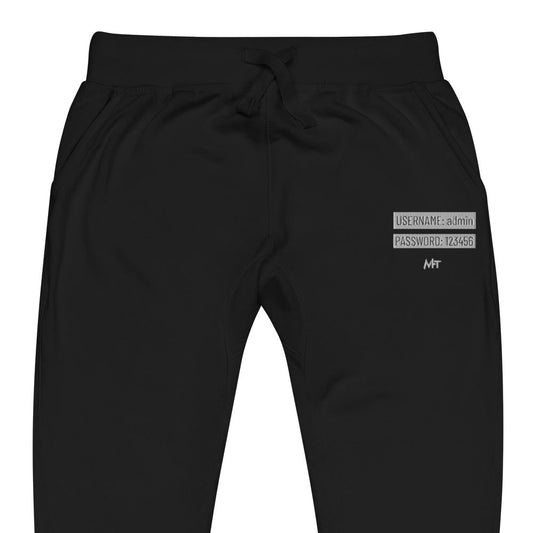 Username - Unisex fleece sweatpants by DarkByteGear
