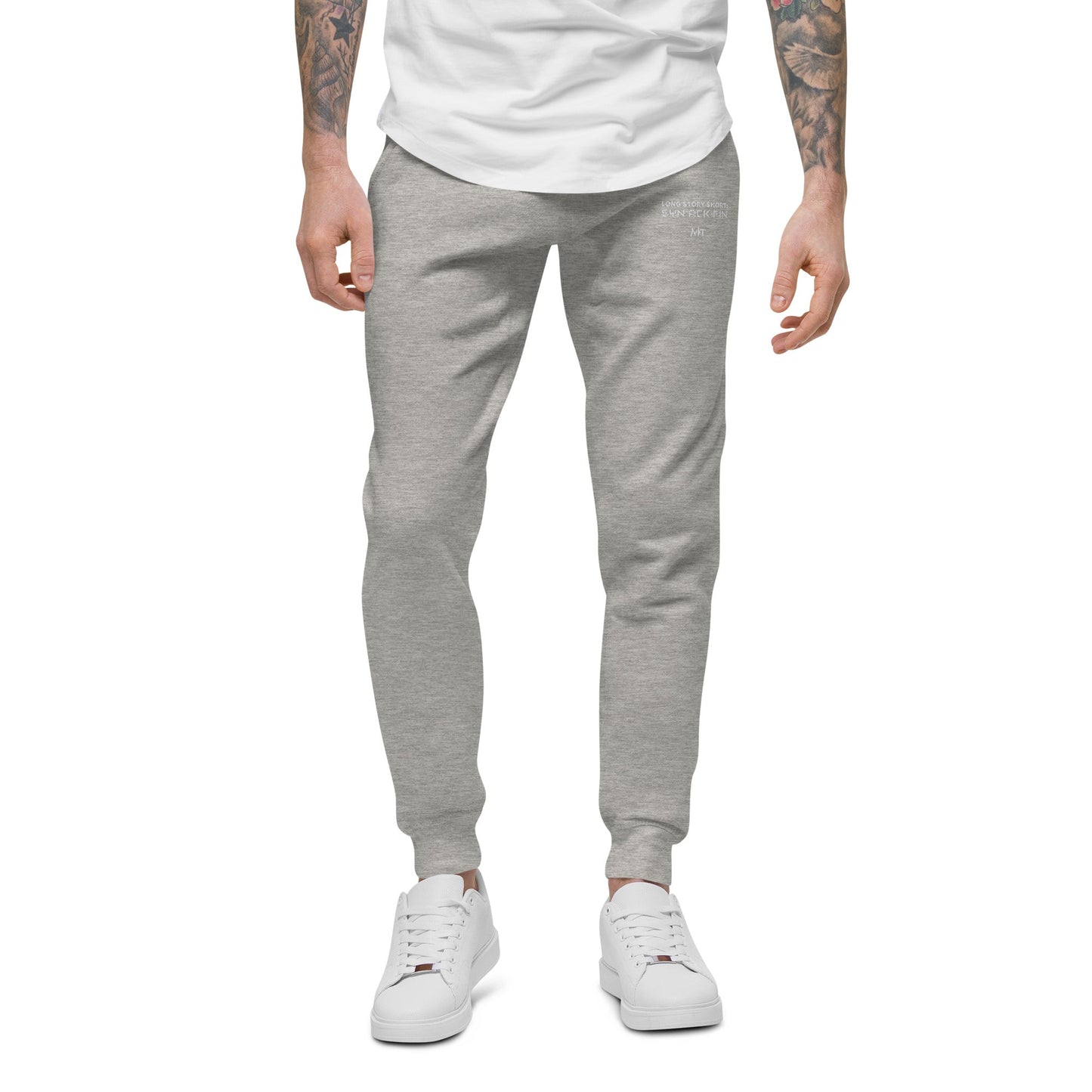 Long story short - Syn Ack Fin - Unisex fleece sweatpants by DarkByteGear
