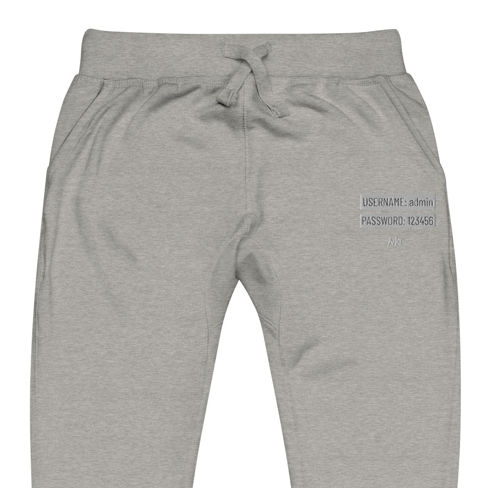 Username - Unisex fleece sweatpants by DarkByteGear