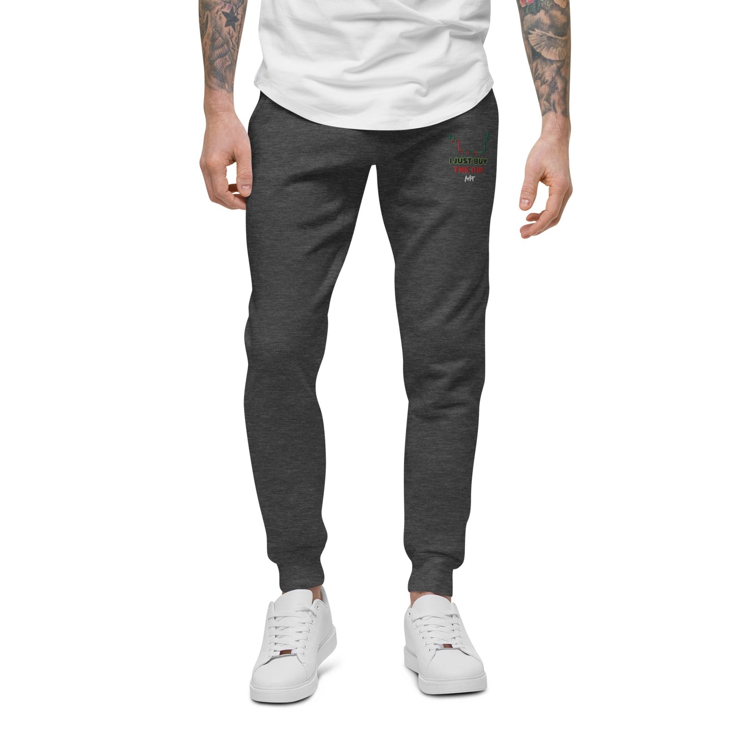 I just Buy the Dip - Unisex fleece sweatpants by DarkByteGear