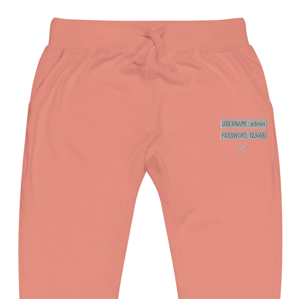Username - Unisex fleece sweatpants by DarkByteGear