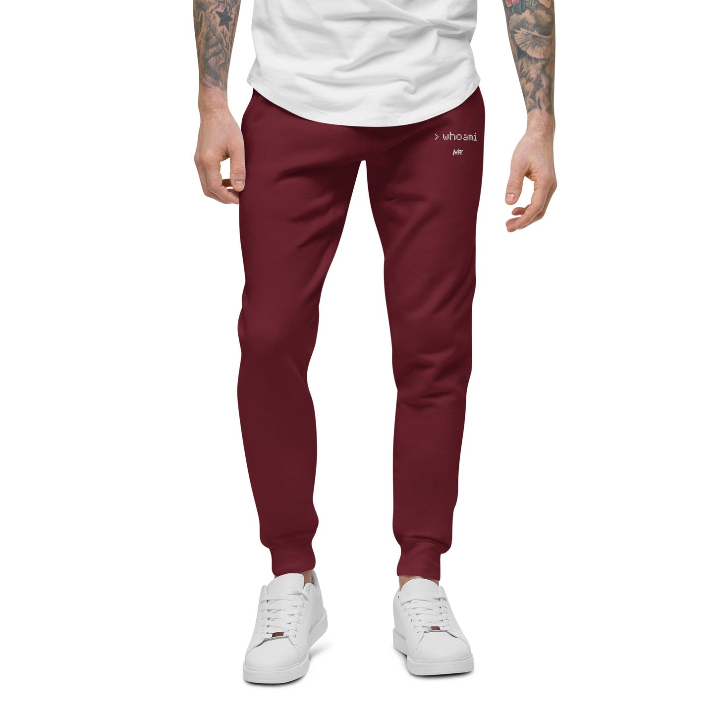 Whoami - Unisex fleece sweatpants by DarkByteGear
