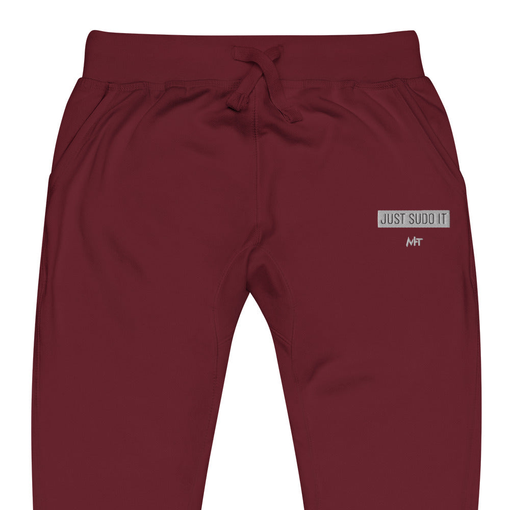 Just sudo it - Unisex fleece sweatpants by DarkByteGear