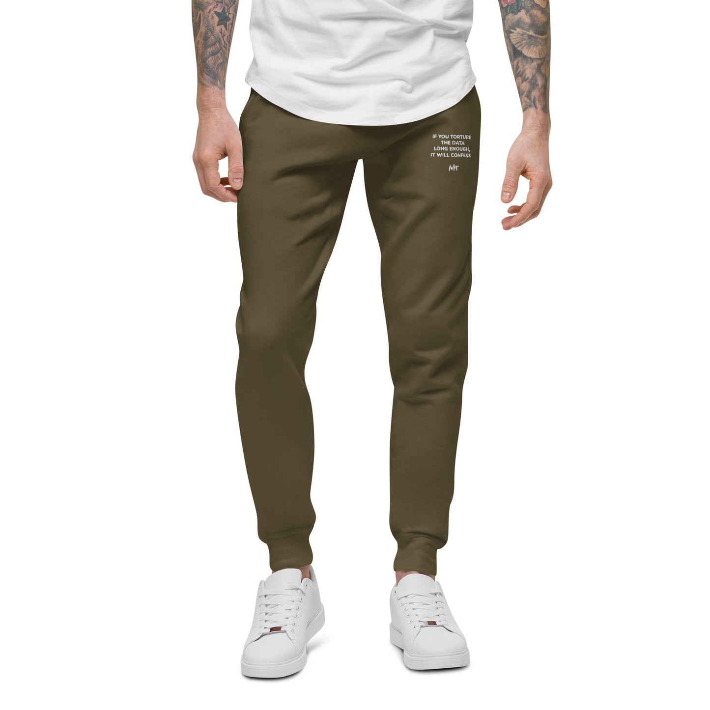 If you torture the data - Unisex fleece sweatpants by DarkByteGear